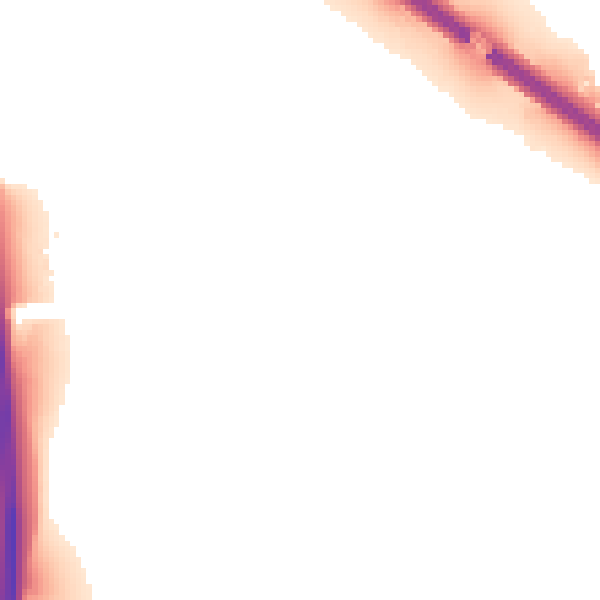 Night-time road noise heatmap for OX1 5PE