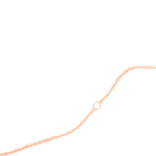 Night-time road noise heatmap for OX16 0AZ