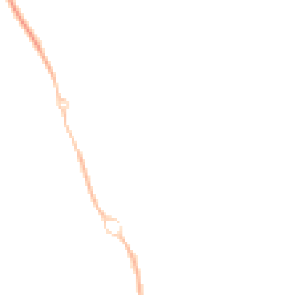 Night-time road noise heatmap for OX16 1AF