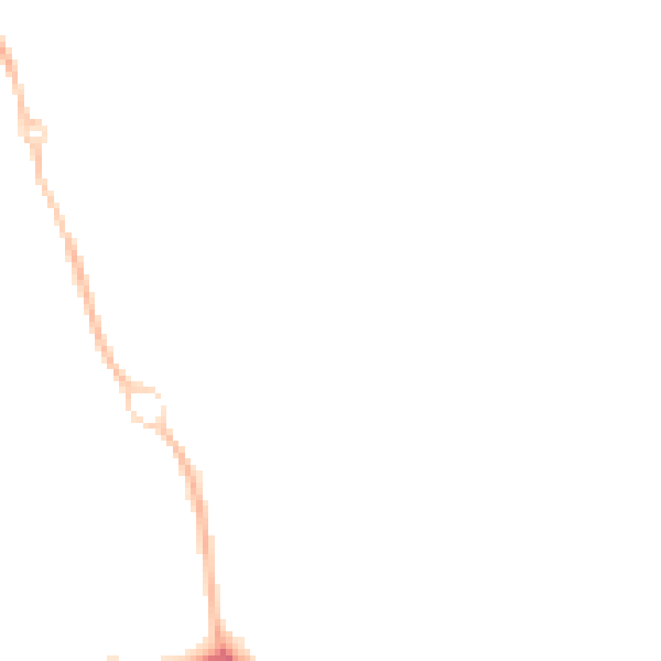 Night-time road noise heatmap for OX16 1YB