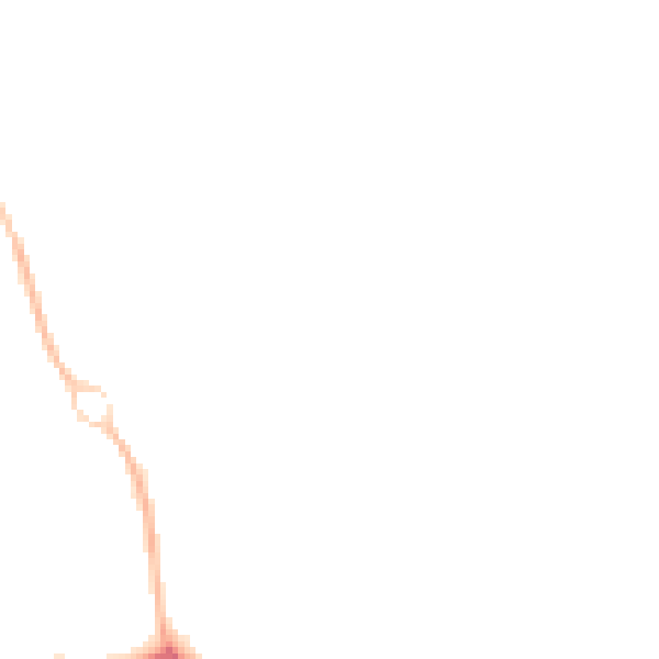 Night-time road noise heatmap for OX16 1YL