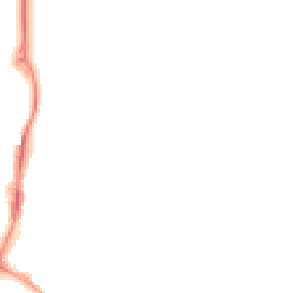 Night-time road noise heatmap for OX16 4RJ