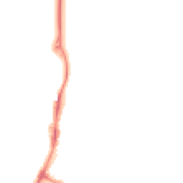 Night-time road noise heatmap for OX16 5QW