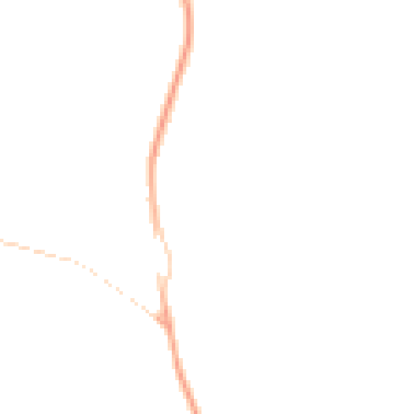 Night-time road noise heatmap for OX17 1BY