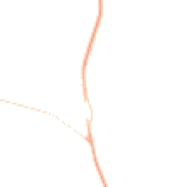 Night-time road noise heatmap for OX17 1DA