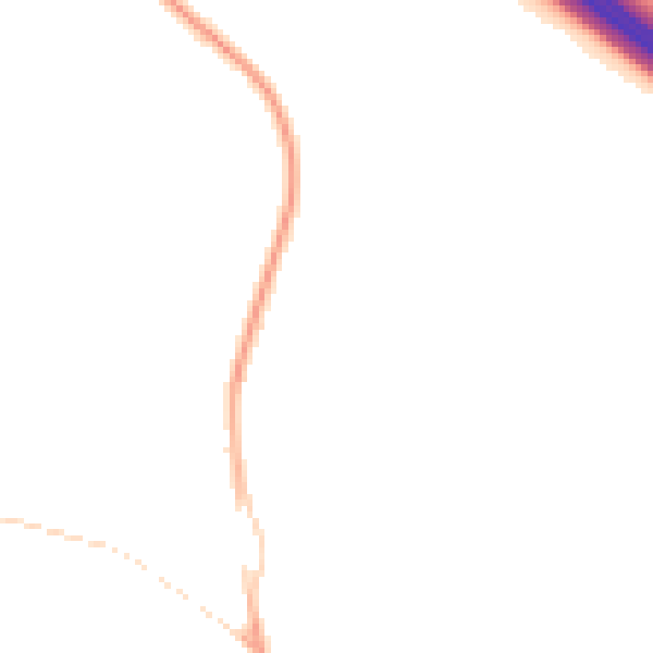 Night-time road noise heatmap for OX17 1DE