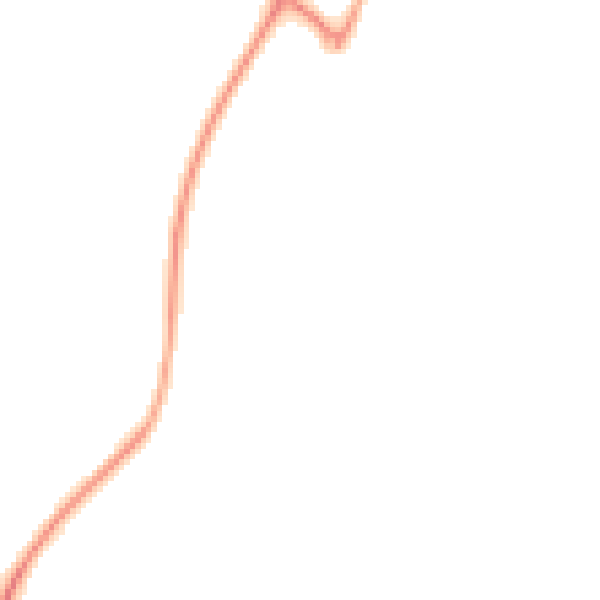 Night-time road noise heatmap for OX17 1LF