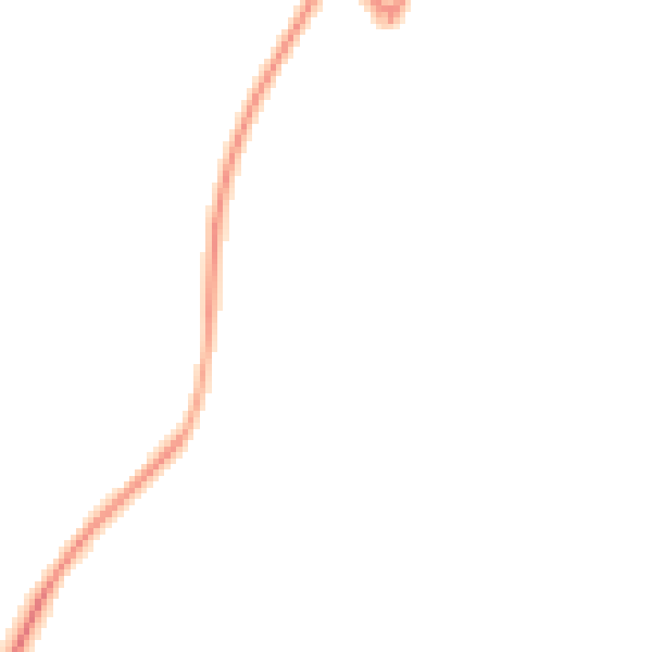 Night-time road noise heatmap for OX17 1LR