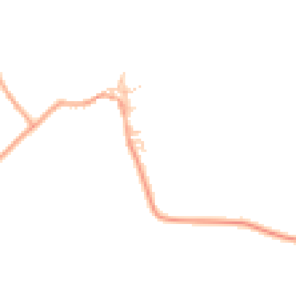 Daytime road noise heatmap for OX17 1SS