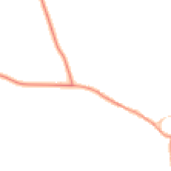 Daytime road noise heatmap for OX17 2BQ