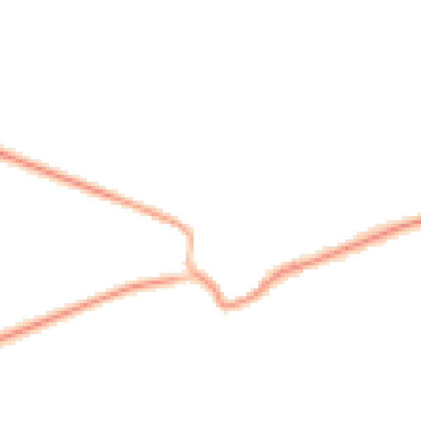 Night-time road noise heatmap for OX17 3AD