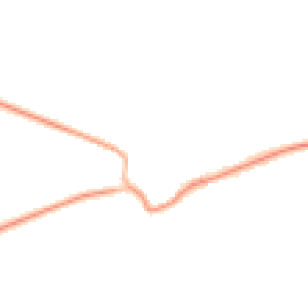 Night-time road noise heatmap for OX17 3AH