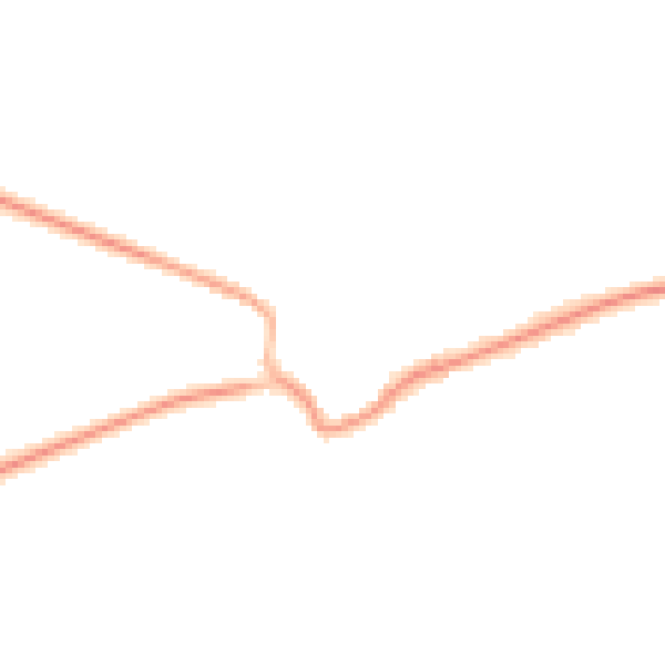 Night-time road noise heatmap for OX17 3AJ