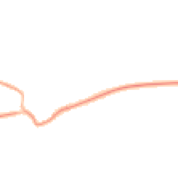 Night-time road noise heatmap for OX17 3AZ