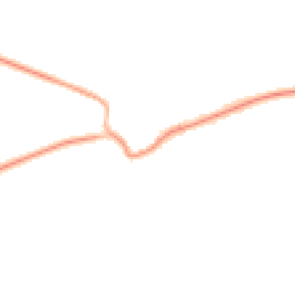Night-time road noise heatmap for OX17 3BG