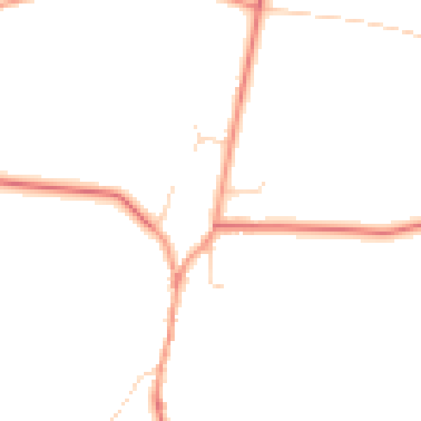 Daytime road noise heatmap for OX17 3DF