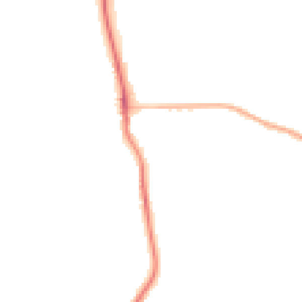 Night-time road noise heatmap for OX17 3NG