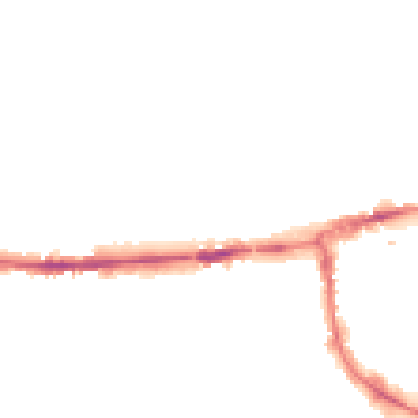 Night-time road noise heatmap for OX2 0AE