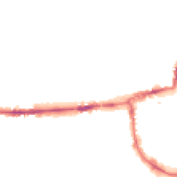 Night-time road noise heatmap for OX2 0AH