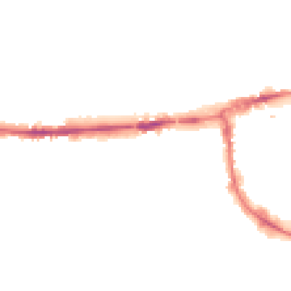 Night-time road noise heatmap for OX2 0AR