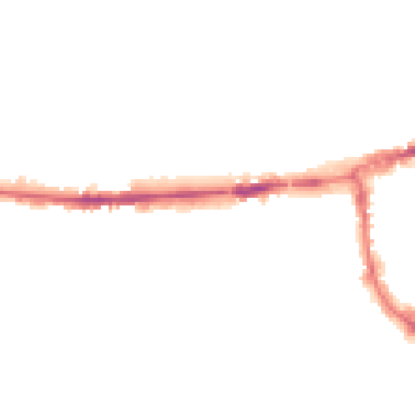 Night-time road noise heatmap for OX2 0AY