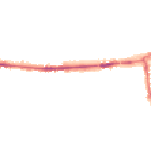 Night-time road noise heatmap for OX2 0BL