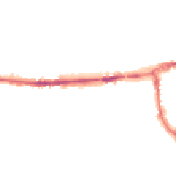 Night-time road noise heatmap for OX2 0DH