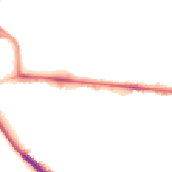 Night-time road noise heatmap for OX2 0HG