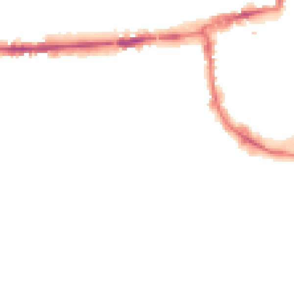 Night-time road noise heatmap for OX2 0HJ
