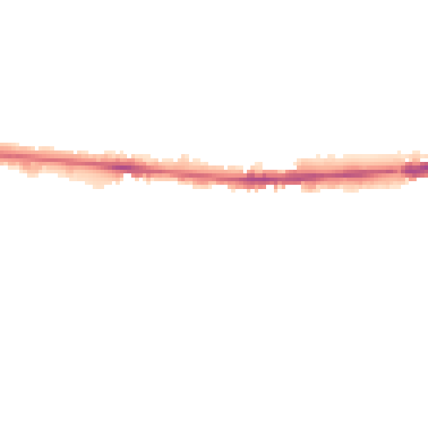 Night-time road noise heatmap for OX2 0HS