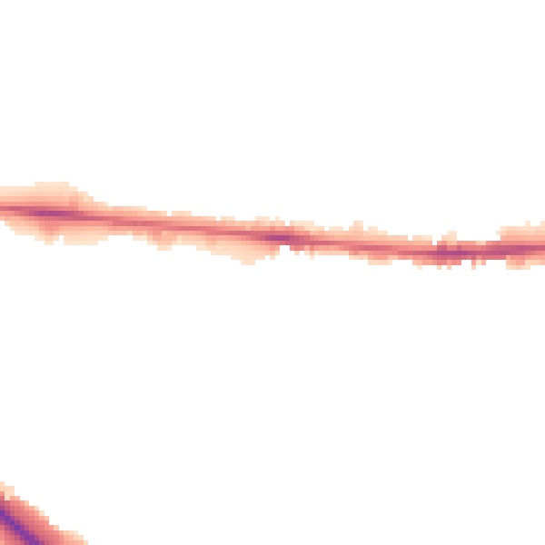 Night-time road noise heatmap for OX2 0JA