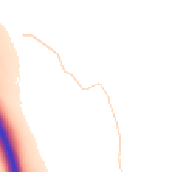 Daytime road noise heatmap for OX2 0NG