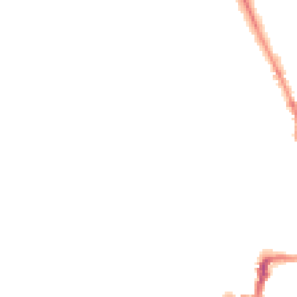 Night-time road noise heatmap for OX2 6BT