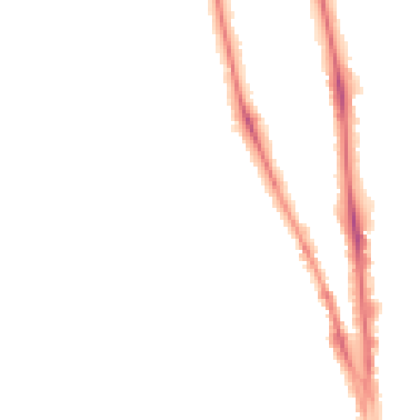 Night-time road noise heatmap for OX2 6EH