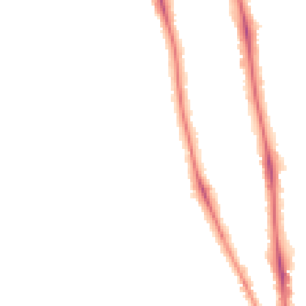 Night-time road noise heatmap for OX2 6RS
