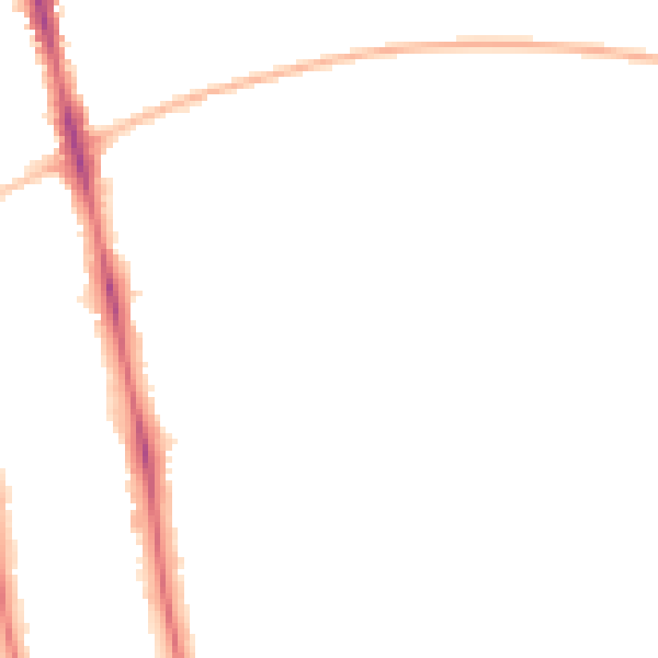 Night-time road noise heatmap for OX2 6UY