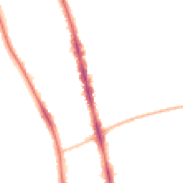 Night-time road noise heatmap for OX2 7BY