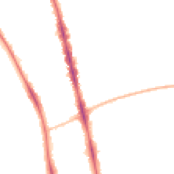 Night-time road noise heatmap for OX2 7EQ