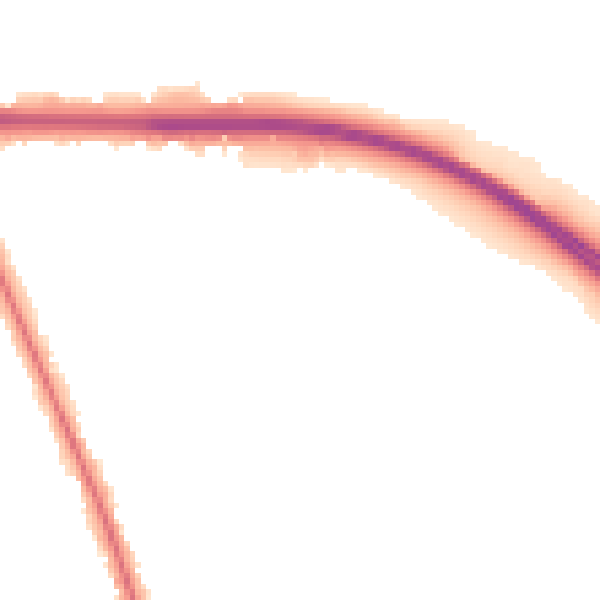 Night-time road noise heatmap for OX2 7SS