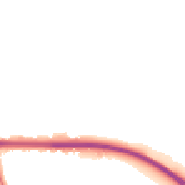 Night-time road noise heatmap for OX2 8ES