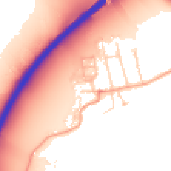 Daytime road noise heatmap for OX2 8FF