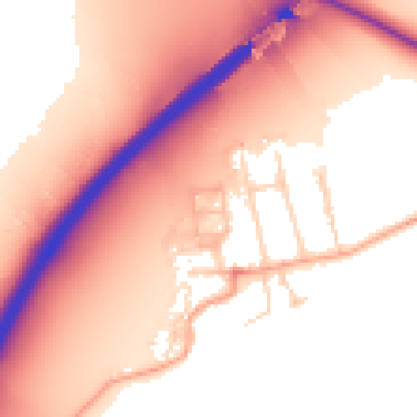 Daytime road noise heatmap for OX2 8FS