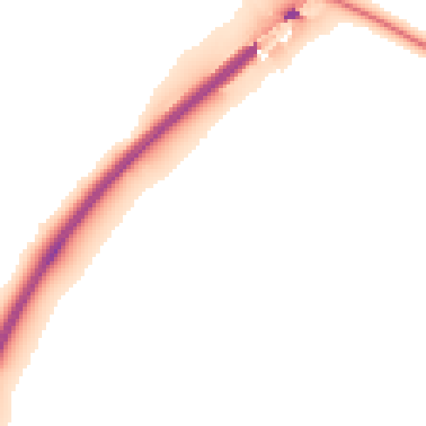 Night-time road noise heatmap for OX2 8FS