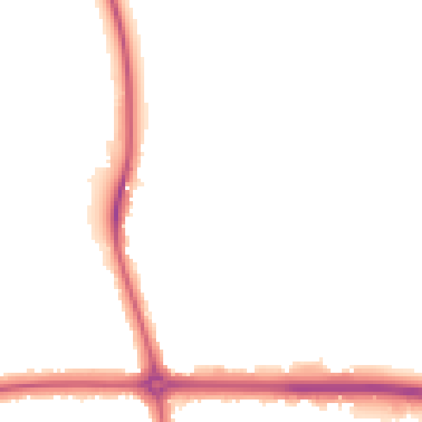 Night-time road noise heatmap for OX2 8LN