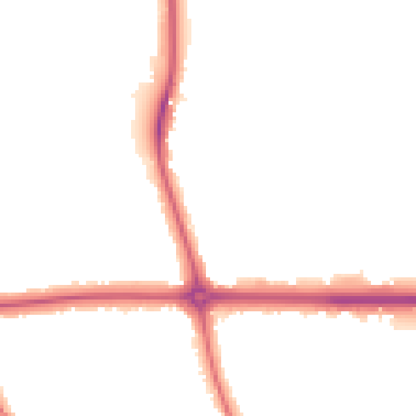 Night-time road noise heatmap for OX2 8LP