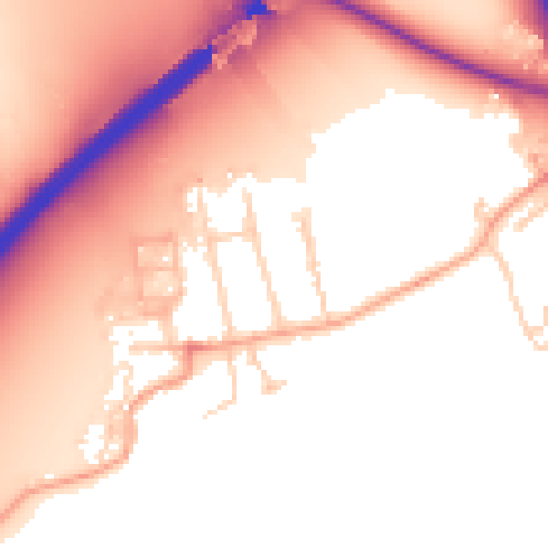 Daytime road noise heatmap for OX2 8NU