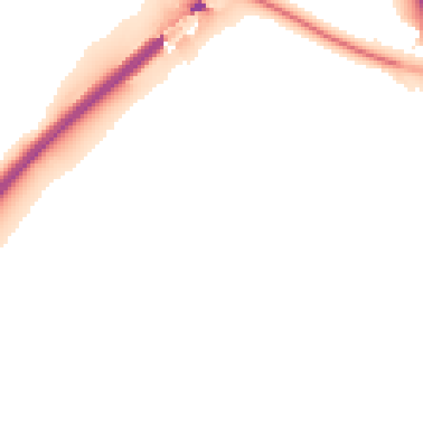 Night-time road noise heatmap for OX2 8NU
