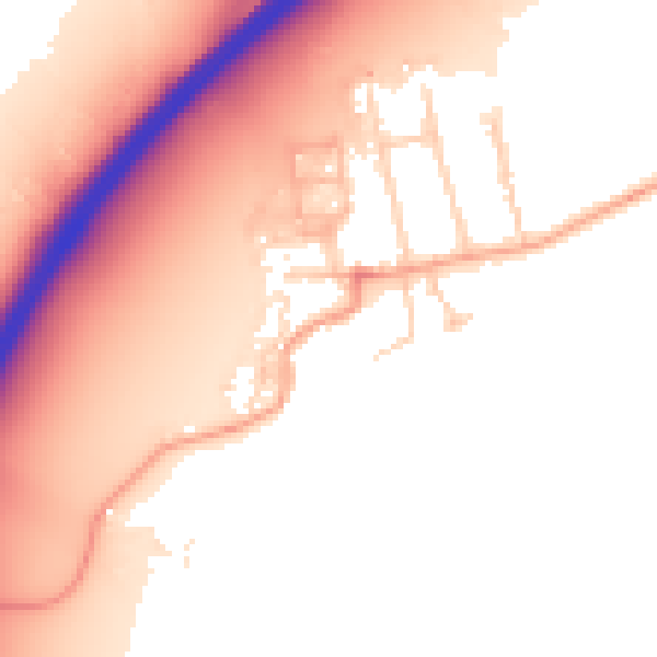 Daytime road noise heatmap for OX2 8PG