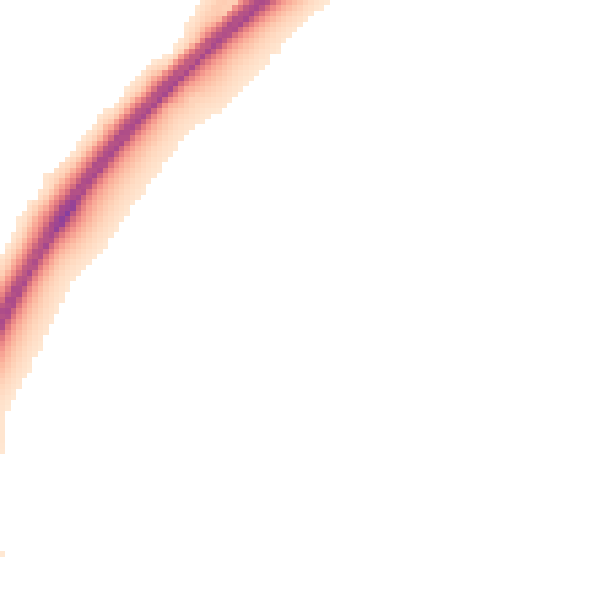 Night-time road noise heatmap for OX2 8PG