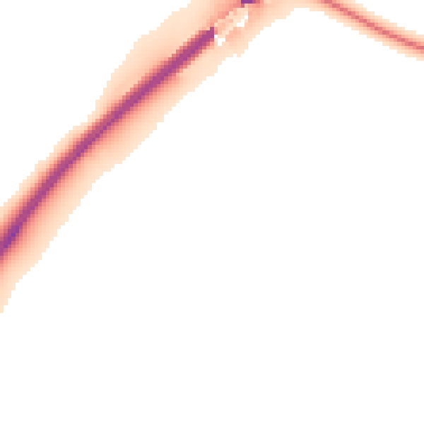 Night-time road noise heatmap for OX2 8PS